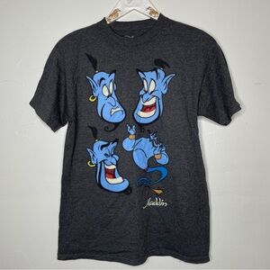 DISNEY ALADDIN GENIE GRAY T SHIRT SZ M